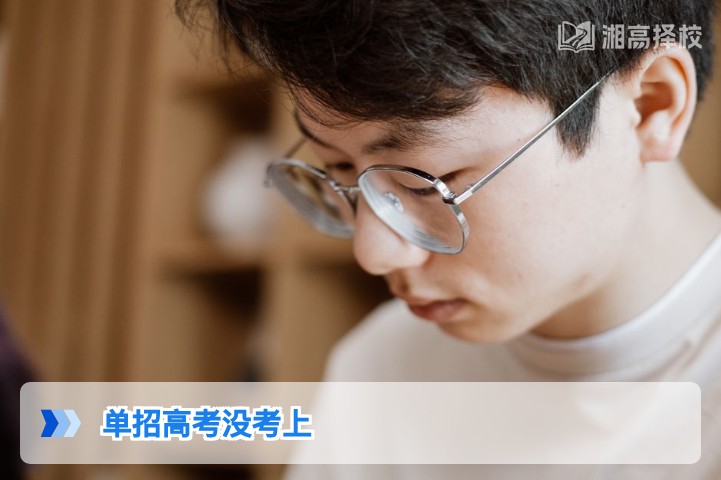 2026年湖南单招未考上的3种升学解决方案及复读规划指南